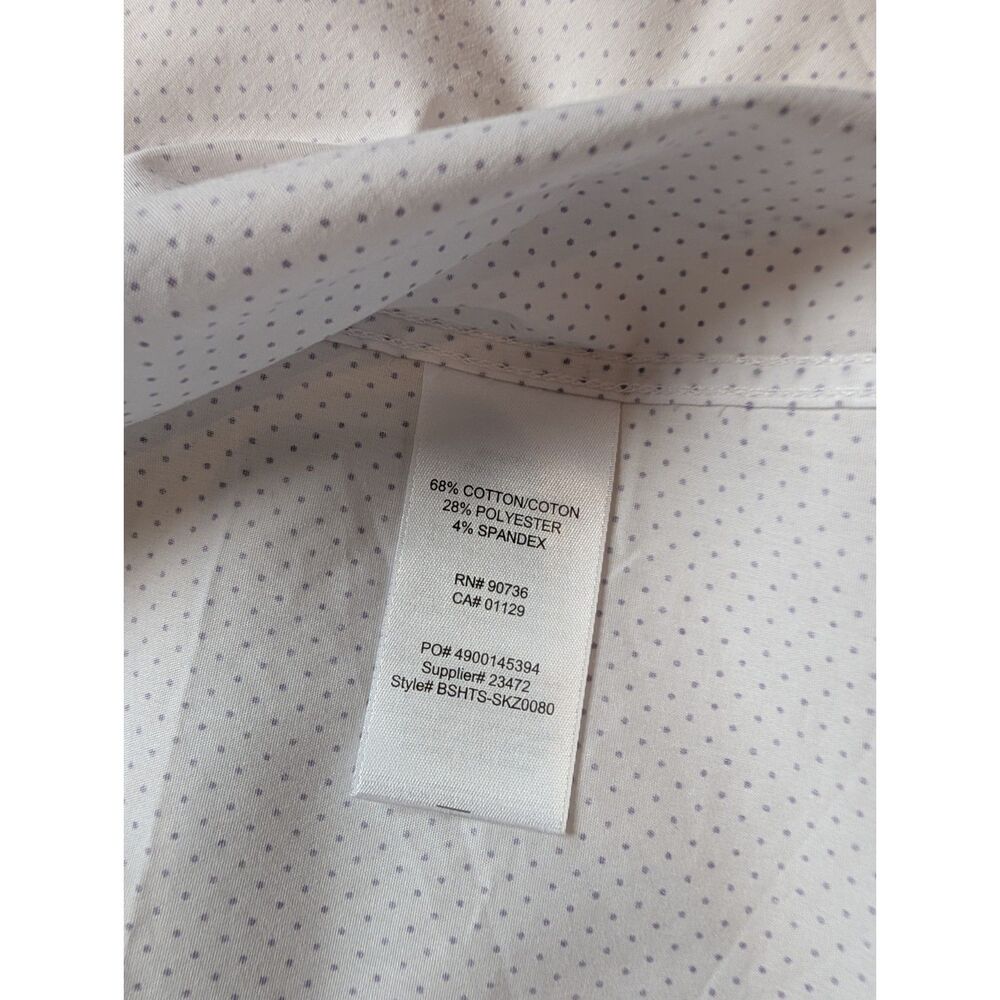 TALLIA Boy Dress Shirt 14, purple dot